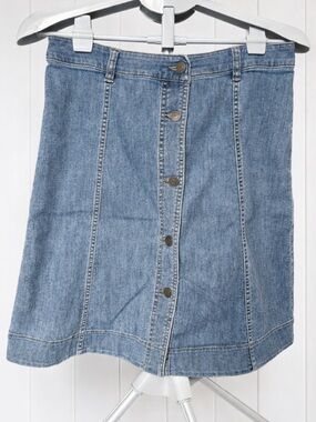 Chaps Denim Button-Front Women's Skirt